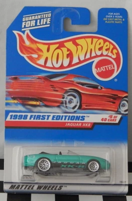 Coche deportivo convertible Jaguar XK8 Hot Wheels 1998-639 primeras ediciones Foto 1 de 4