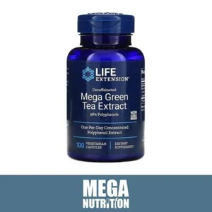 Life Extension Mega Green Tea Extract 98% Polyphenol Extract | 100 Veg Capsules - Picture 1 of 1
