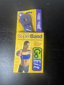 GO FIT Latex Super Band | Resistance Band | .5” W x 80” Loop | 100s of Exercises - Picture 1 of 2