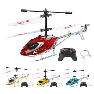 Helicopter Remote Control Airplane Kids Toy Resistant Collision Wireless - Picture 1 of 16