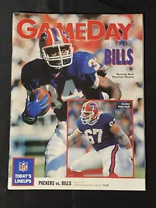 Green Bay Packers vs Buffalo Bills 17 de agosto de 1991 programa de día de juego campamento Randall - Imagen 1 de 3