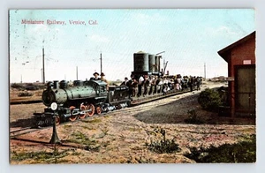 Postcard California Venice CA Miniature Railway 1909 Posted Divided Back - Picture 1 of 2