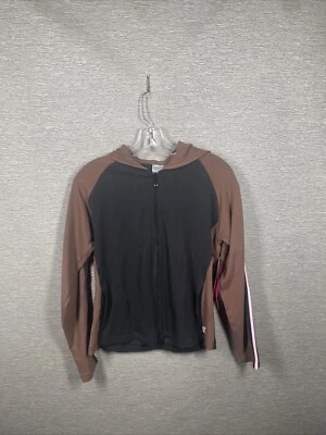 NEW Urbane Scrub Jacket Women's Black And Brown Full Zip Sweatshirt Size Small - Image 1 of 4