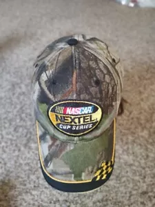 Nascar Nextel Cup Series Camoflauge Realtree Strapback Hat Cap - Picture 1 of 15