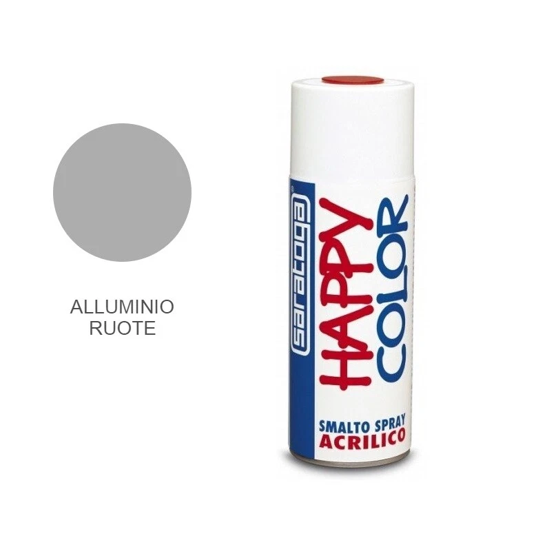HAPPY COLOR  SPRAY ALLUMINIO RUOTE 400 ML - Immagine 1 di 1