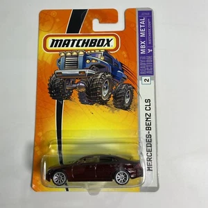 2006 Matchbox #2 Mercedes-Benz CLS 1:64 Diecast Car Maroon - Picture 1 of 9