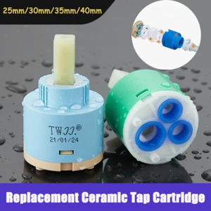 Replacement Ceramic Tap Cartridge Valve Faucet Kitchen Basin 25mm/30mm/35mm/40mm - Picture 1 of 12