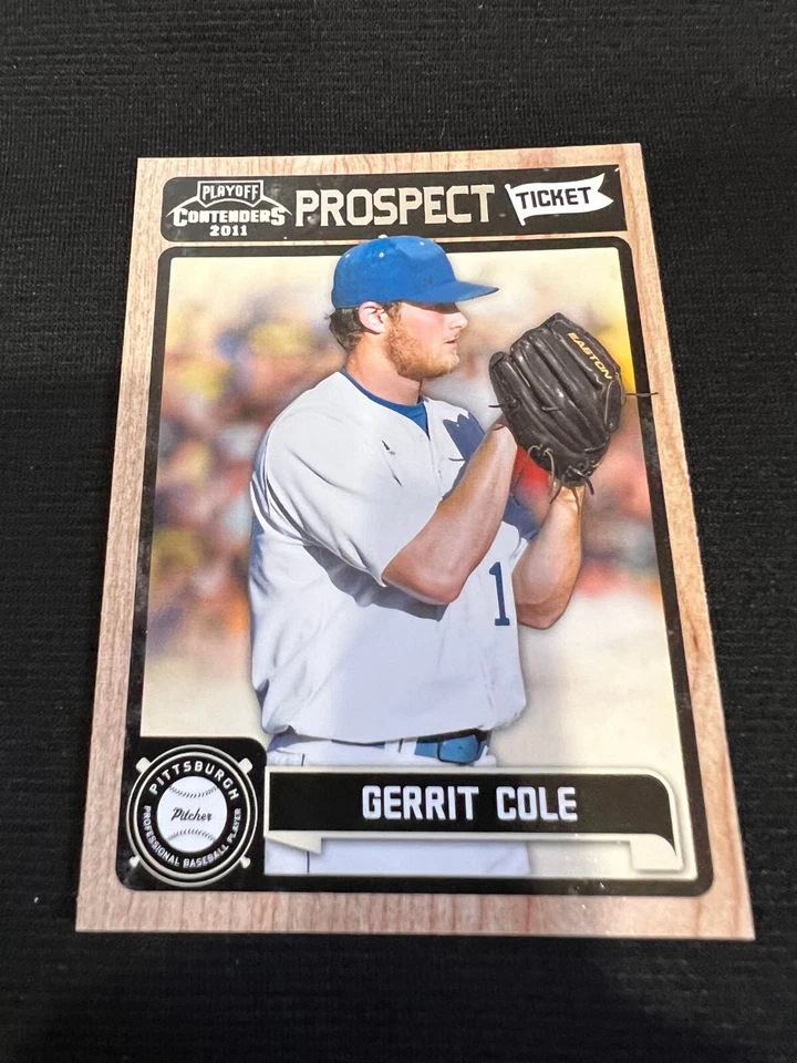 GERRIT COLE New York Yankees 2011 Playoff Contenders Rookie Ticket Card RC #RT1 - Image 1 of 1