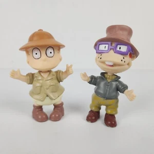 Vintage Rugrats Tommy Pickles & Chucky Safari Viacom Nickelodeon PVC Figures - Picture 1 of 7