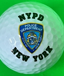 1 City of New York Police Department Logo Golf Ball NYPD City Merchandise 103109 - Picture 1 of 6