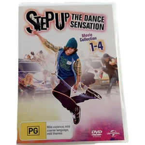 STEP UP The Dance Sensation Movie Collection 1-4 DVDs Universal PAL 4 2012 PG Vg - Picture 1 of 9