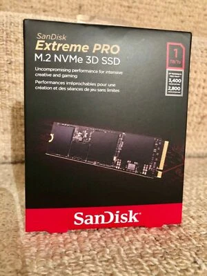 Brand New SanDisk Extreme PRO 1TB NVMe M.2 3D SSD SDSSDXPM2-1T00 R/W 3400 2800.. - Image 1 of 4