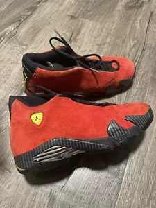 Jordan 14 Retro Ferrari 2014 Size 8.5 Red Black - Picture 1 of 9