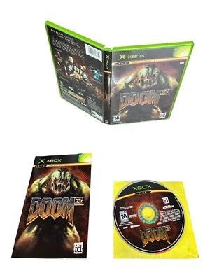 Microsoft Xbox CIB Completo PROBADO Doom 3 BL Foto 1 de 3