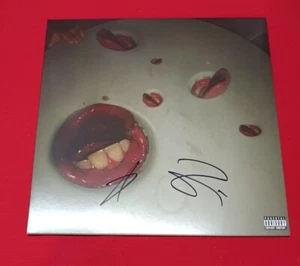 MC Ride Zach Hill Death Grips Year Snitch Vinyl Album Signed Autographed JSA - Picture 1 of 3