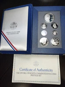 1993 US Mint Olympic Prestige Set 7 Münzen - Bild 1 von 4