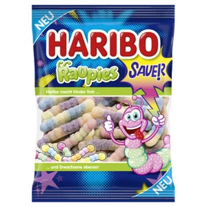 Haribo Raupies Saurer Azúcar Espumosa Con Delicioso Sabor 160g - Imagen 1 de 1