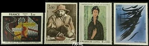 France #YT2107-YT2110 MNH 1980 Paintings [1691-1694 Mi2220-Mi2234] - Picture 1 of 1