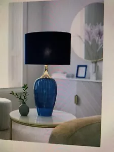 Brand NXT Blue Hampton Table Lamp Sealed - Picture 1 of 17