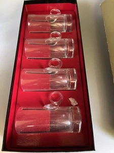 Lenox Crystal Hand Blown Irish Coffee With Original Box, Gift Set of 4 - Picture 1 of 9
