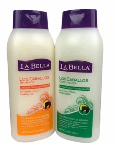 La Bella Shampoo Conditioner Hair Repair Coconut Olive Oil 25.4oz Los Caballos - Picture 1 of 4