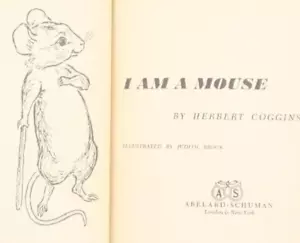 1959 I AM A MOUSE Children Book Mouse's Perspective Herbert Coggins Judith Brook - Picture 1 of 9