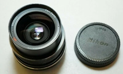Rollei Carl Zeiss Distagon 25/2.8 HFT Made in Germany modified in Nikon F mount - Image 1 of 4