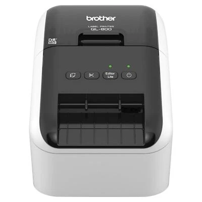 Brother QL 800 High Speed Label Printer Black Red Prints Up to 93 Labels Per ... - Image 1 of 2