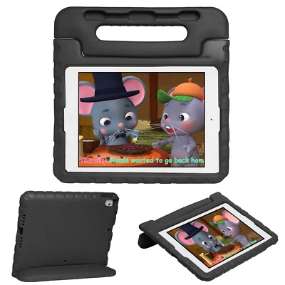 For iPad 5th 6th 7th 8th 9th 10th 11th Gen 2025 Kids Shockproof Stand Case Cover - Image 1 of 4