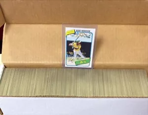 1980 TOPPS BASEBALL COMPLETE SET! RICKEY HENDERSON, NOLAN RYAN, ETC! SCW-171 - Picture 1 of 4