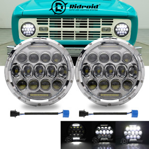 7Inch LED Headlights DRL Projector For Chevrolet Truck 1954-1957 3100 1956-1959