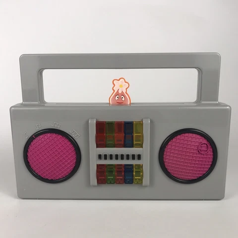 YO GABBA GABBA Musical Lights Boombox Spinmaster 2009 - FOR PARTS OR REPAIR Cover