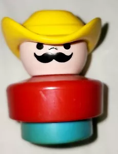 FISHER PRICE 1990 CHUNKY LITTLE PEOPLE (2) - Picture 1 of 4