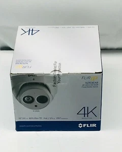 Lorex By Flir N253EA8 8MP Outdoor Network 4K Dome Camera Audio, White