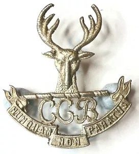 WW2 Ceylon Cadet Battalion Cap Badge Cast Metal Original Version 48x45 mm - Picture 1 of 3