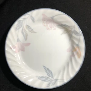 Set 6 Corelle Impressions PINK TRIO SWIRL Salad Dessert Plates Corning 7 1/4" V - Picture 1 of 5
