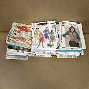 Lot of 39 Womens Simplicity Butterick McCalls Patterns Some Vintage 80s90s Uncut - Picture 1 of 6