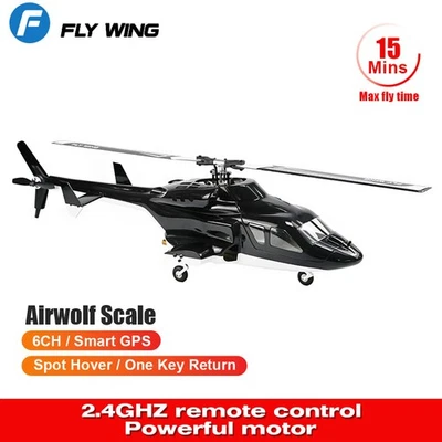 Fly Wing Airwolf Scale 6CH M10 3D GPS Auto Return Hovering RC Helicopter RTF - Image 1 of 4