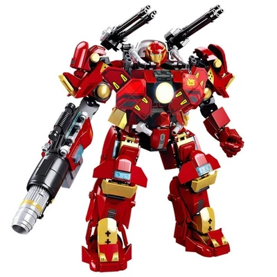 Mech Robot Transforming Building Blocks Set for Adults,City Warrior Justice H... - Image 1 of 4