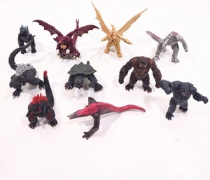 Godzilla Destroyah X2 Pack Of Destruction 10 Mini Figures 2” Toho Bandai 2002 - Picture 1 of 10
