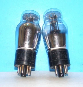 No 6X5G GM radio audio amplifier electron vacuum 2 tubes valves tested ST 6X5GT - Picture 1 of 3