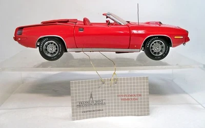 Franklin Mint 1970 Plymouth Hemicuda Convertible 1/24 Scale DieCast - Image 1 of 4