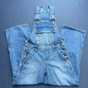 Squeeze Jeans Bib Overalls Bib Front Size 7/8 Small Faded glittery - Picture 1 of 10