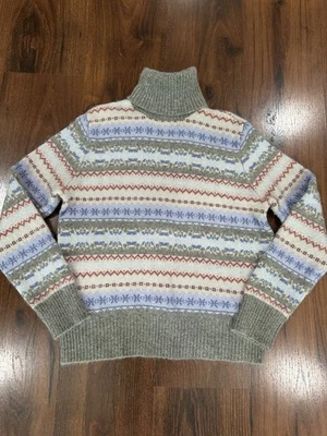 SARAH SPENCER MUJER CORDEROS MEZCLA LANA Y ANGORA CUELLO ALTO SUÉTER TALLA PETITE L Foto 1 de 4