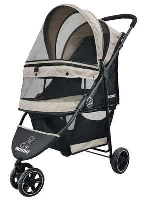 ROODO 3 Wheel Dog Pet Cat Stroller Best Lightweight Foldable Compac... Fast Ship - Image 1 of 4