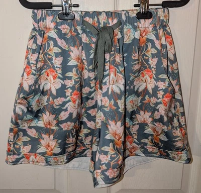 Pantalones Cortos Mujer’s Floral Pull On Mujer Talla S Romántico Cottage Boho Foto 1 de 3