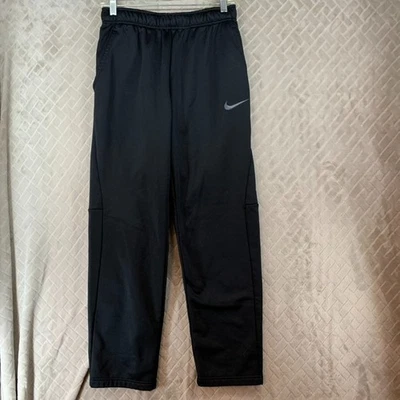 Pantalones Nike Para Hombres S Negros Dri-Fit Ajustados Rectos Atletismo Correr Swoosh Logo Foto 1 de 4