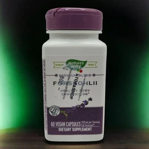 Natures Way Forskohlii Extract Standardized 60 Vegan Capsules EXP 5/2027 - Picture 1 of 6