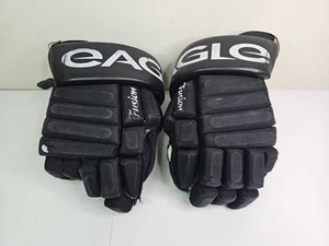 Eagle Fusion P3 Hockey Gloves Black 14" Made in Canada - Picture 1 of 15