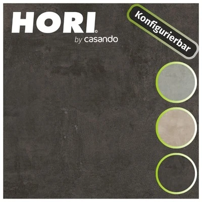 HORI Terrassenplatten 2 cm Bodenplatten Steinoptik 60x60 Outdoor Feinsteinzeug - Bild 1 von 4